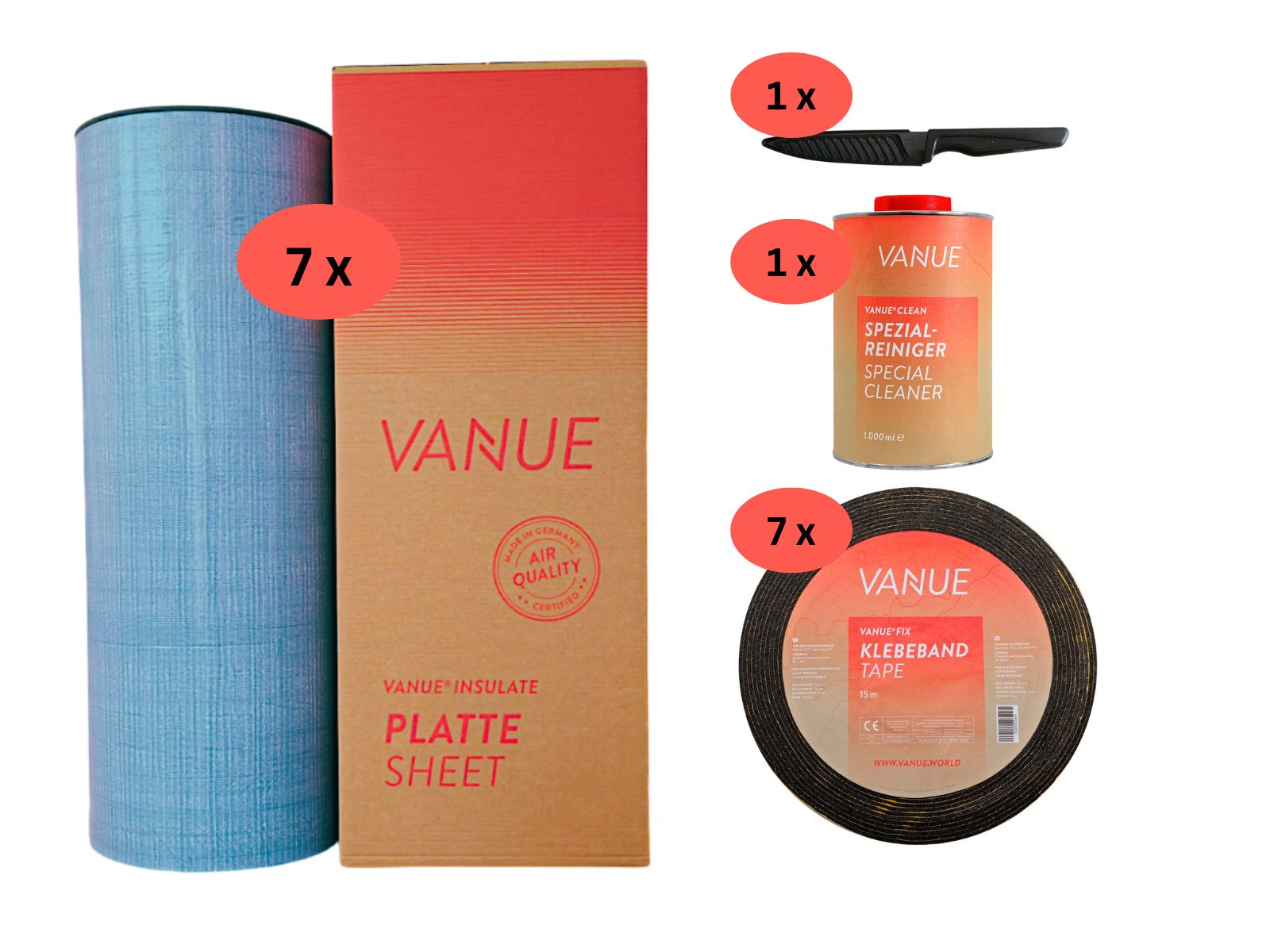 Ensemble de camping VANUE® XXL pour 35 m²