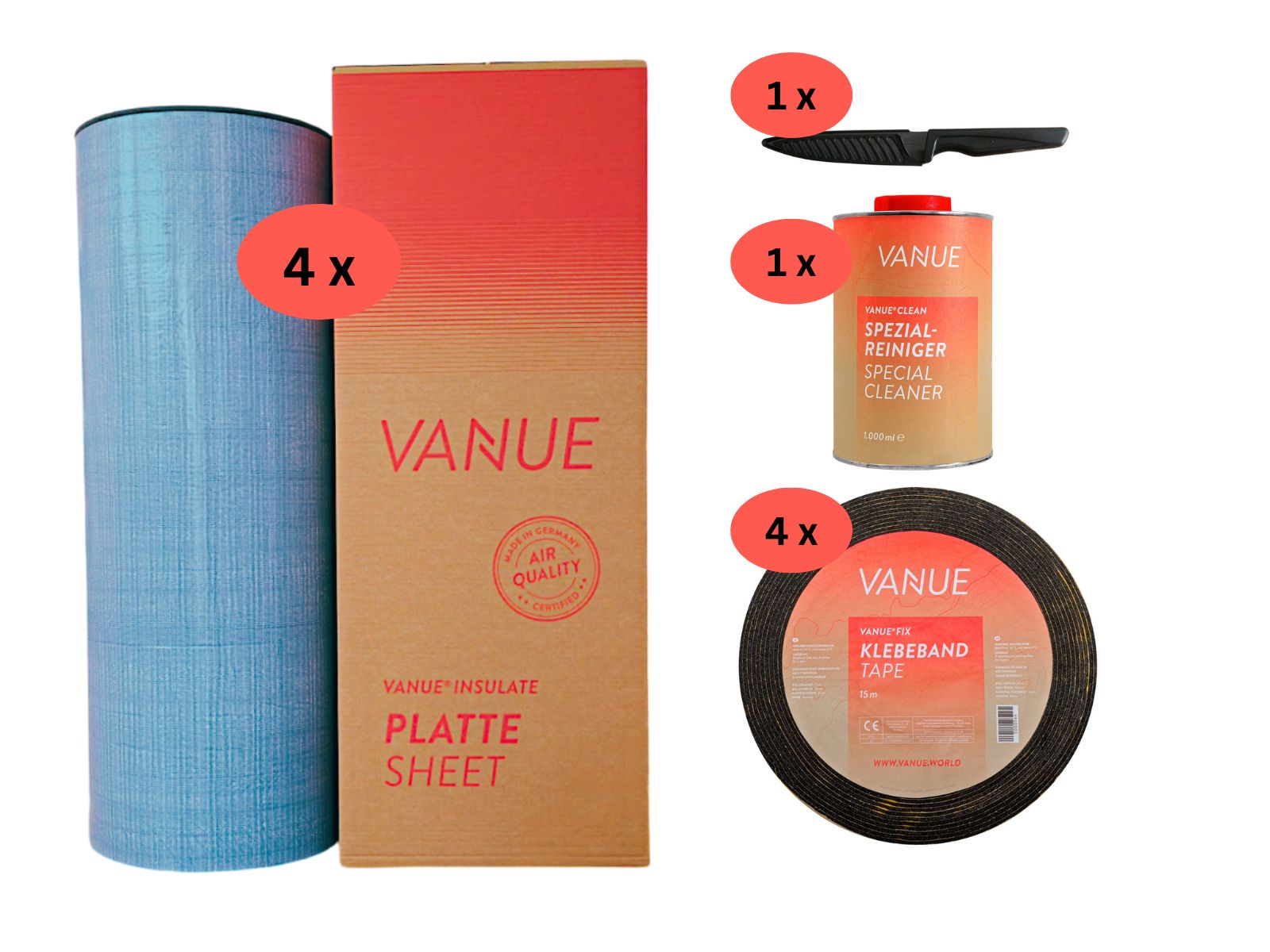 Ensemble de camping VANUE® M pour 20 m²